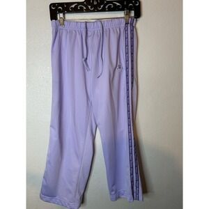 Kappa Logo Tape Track Pants Light Purple Flare Leg Streetwear Size M